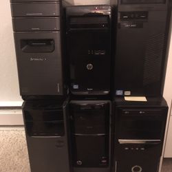 PC HP Intel Windows 10 Desktop Computers