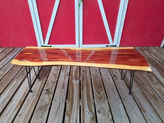 Homemade Oklahoma Cedar Coffee table