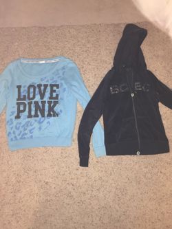 Pink and BCBG sweatshirt