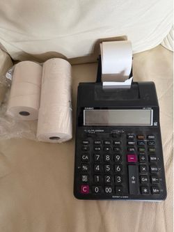 Calculator with extra tape