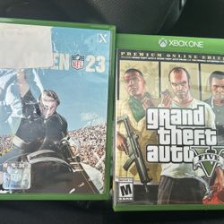 Xbox One Games (GTA5, Madden 23)