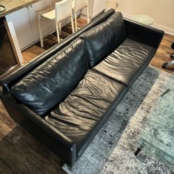 Article Echo Sofa/Couch Black Leather