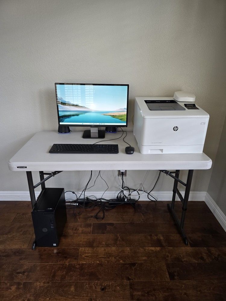 Dell Inspiron 3880 Desktop Computer, Core i5, 12GB RAM, 1TB HD, Windows 11 Home, Black w/ Monitor, Speakers, Keyboard, and Mouse