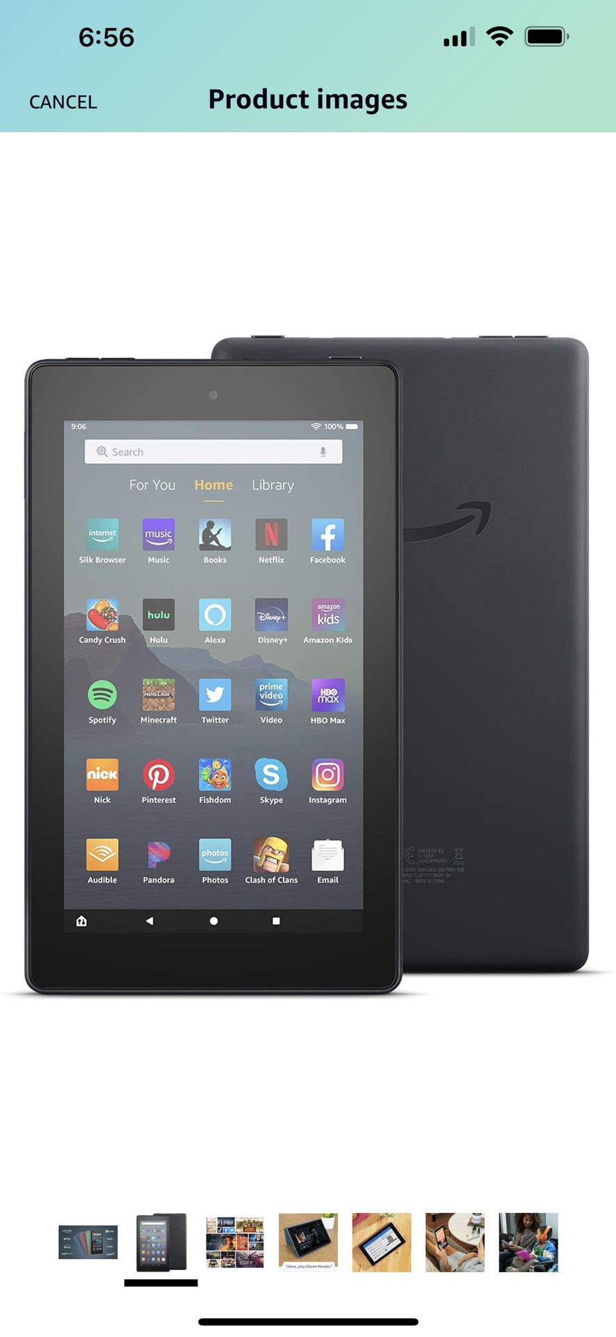 Amazon Fire tablet 10.1”
