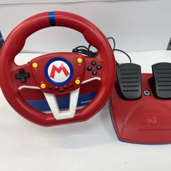 Hori - Mario Kart Racing Wheel & pedal for Nintendo Switch - Red