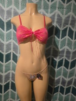 New Pink mix set Lingerie Size Small Stretch
