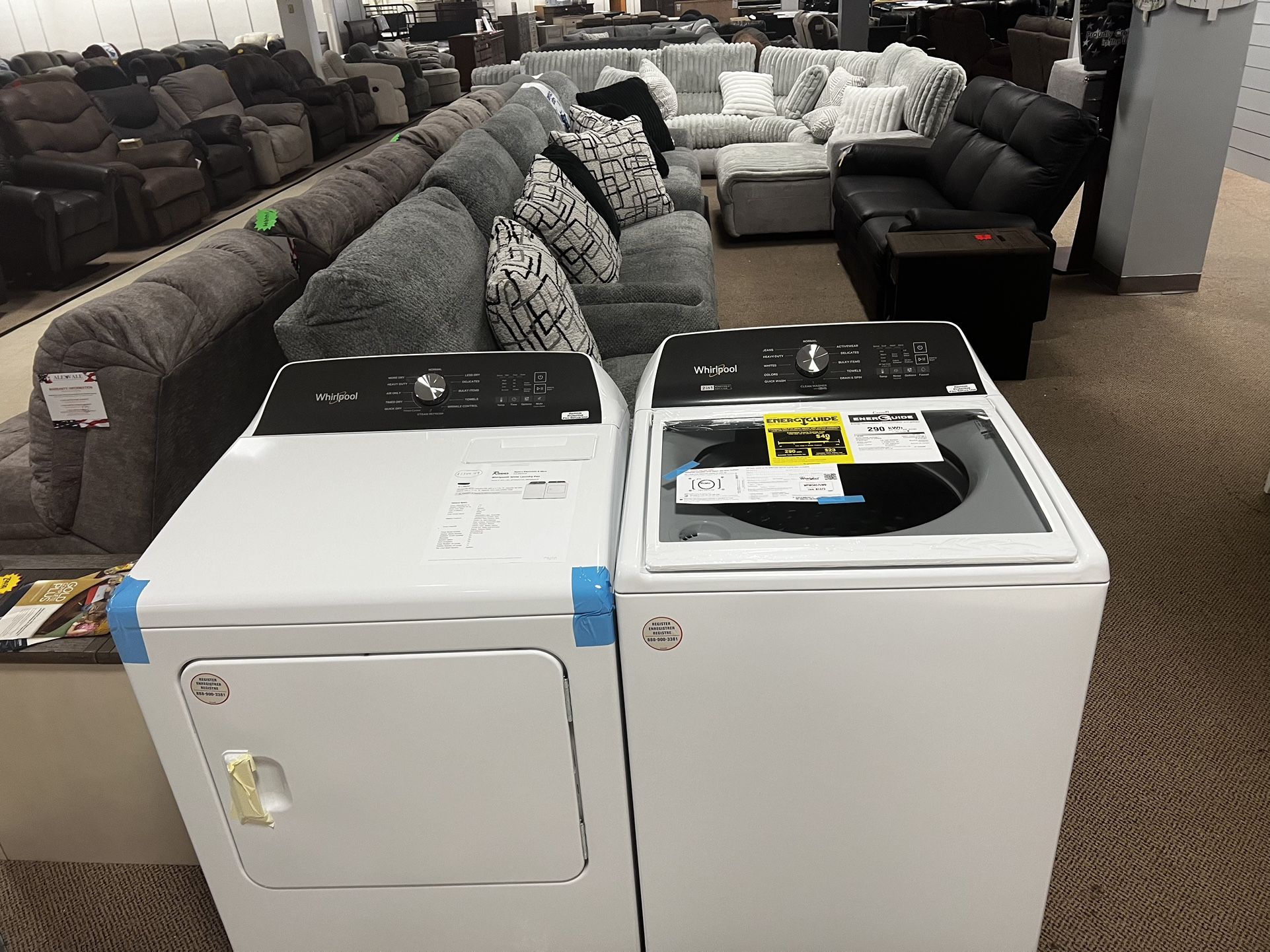 Washer Dryer Set New
