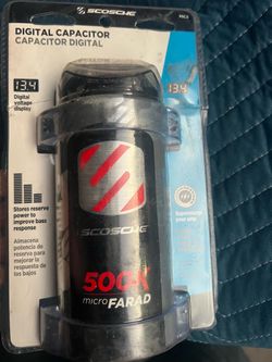 Scosche 500K Microfarad Digital Capacitor