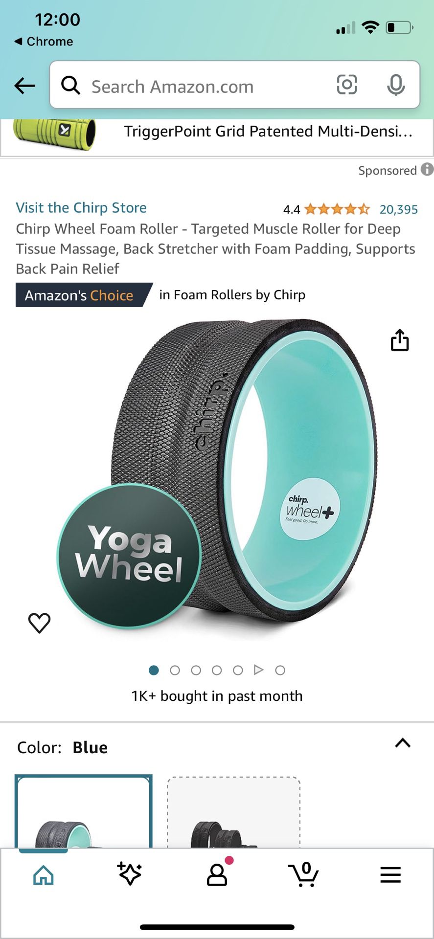 Chirp Wheel Foam Roller