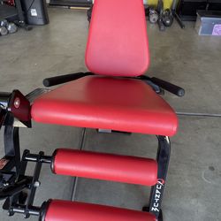 Legs extension  exercises machine