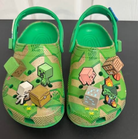 Child Size 2 Minecraft Crocs just $5
