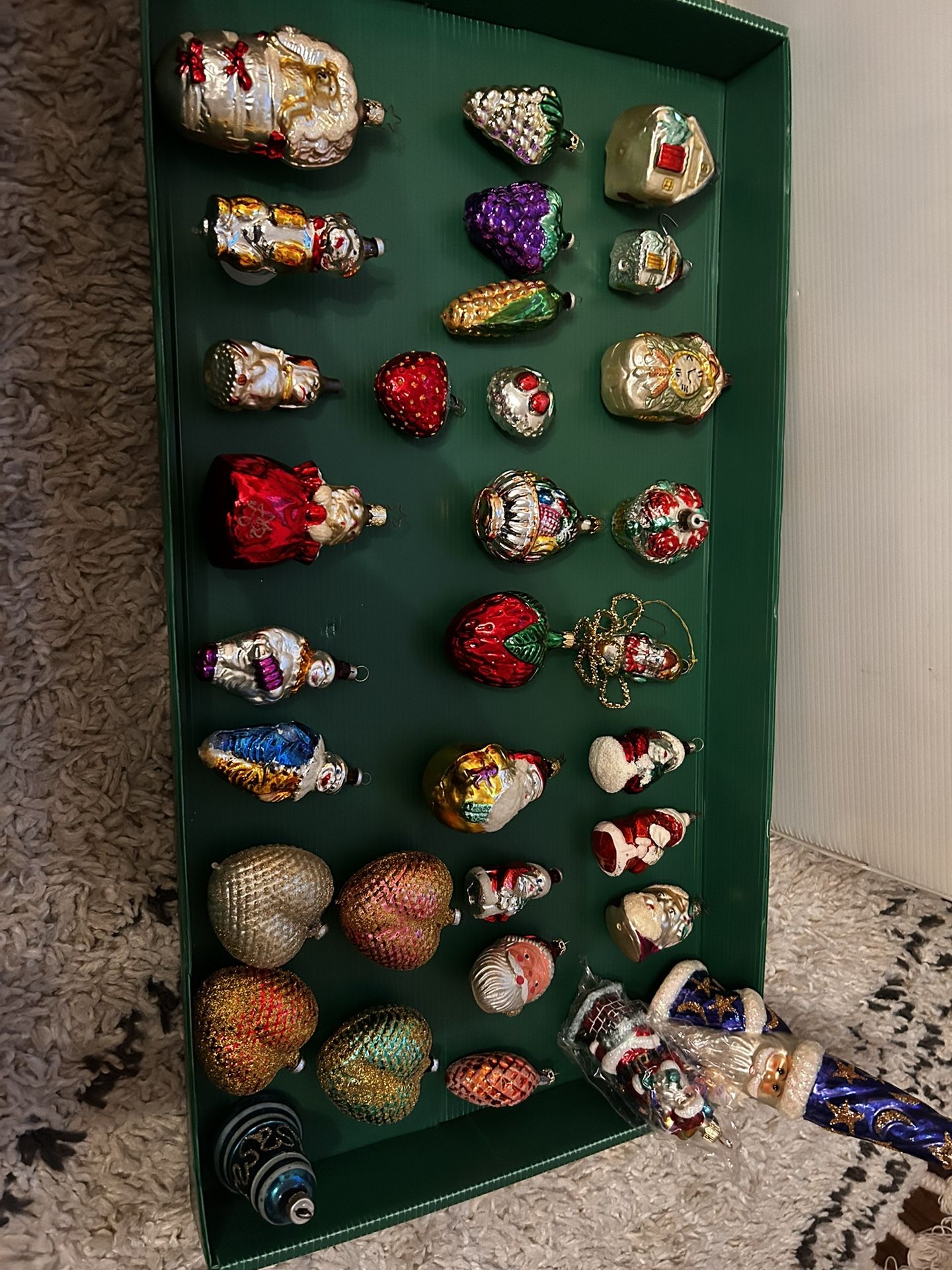 Vintage Christmas Ornaments – Full Collection or Individual Pieces Mercury Glass, Hallmark, Campbells Soup, waterford