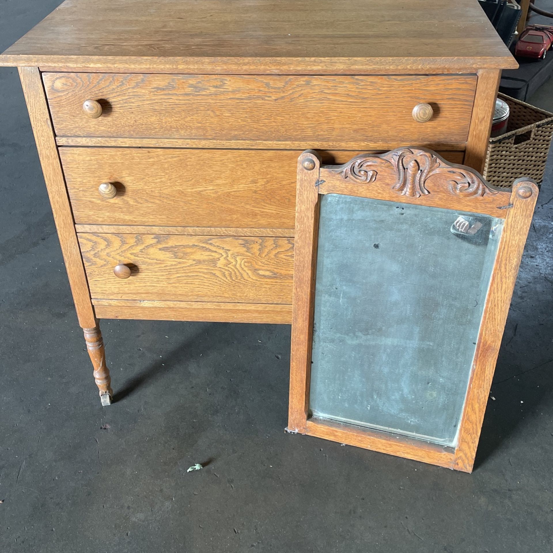 Antique oak dresser