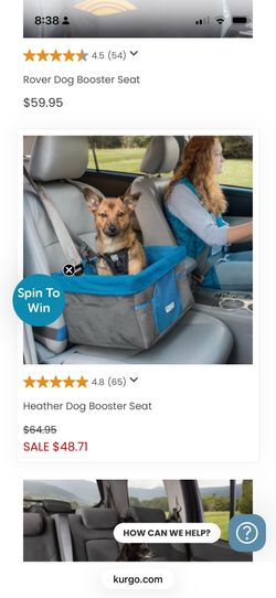 Canine car seat- dog car seat