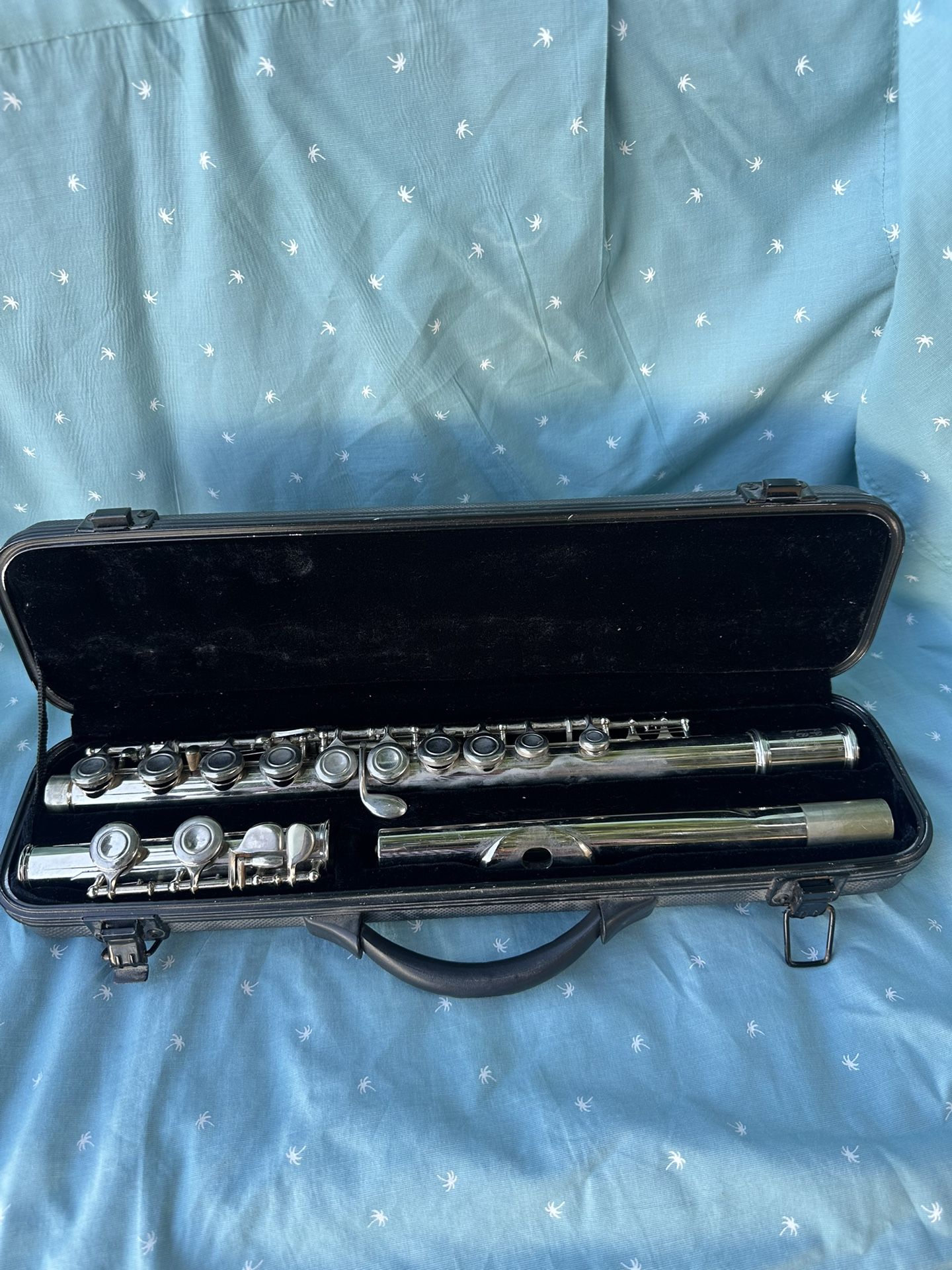 Emerson Soloist Flute, USA, Silver-Plated, Very Good Condition