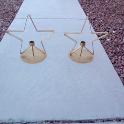 Star Candle Holders