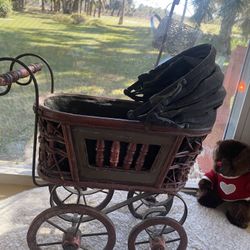 Old Fashion Looking Small Doll Carriage 