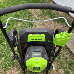 Greenworks 40V Lawn Mower, Trimmer & Leaf Blower Set