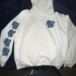 White and Blue Nike SB Hoodie 