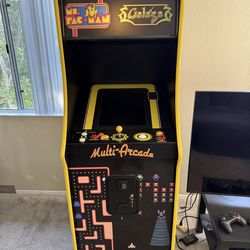 60-in-1 Multicade Arcade Machine – Pac-Man, Galaga, Donkey Kong – Midway Style Cabinet