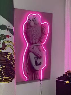 Wall Art With Neon Lights 