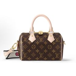 LOUIS VUITTON Speedy 20 Classic Old  Detachable Adjustable Shoulder Strap Canvas Cowhide Trim Pillow Bag Handbag Shoulder Bag Crossbody(p269)64