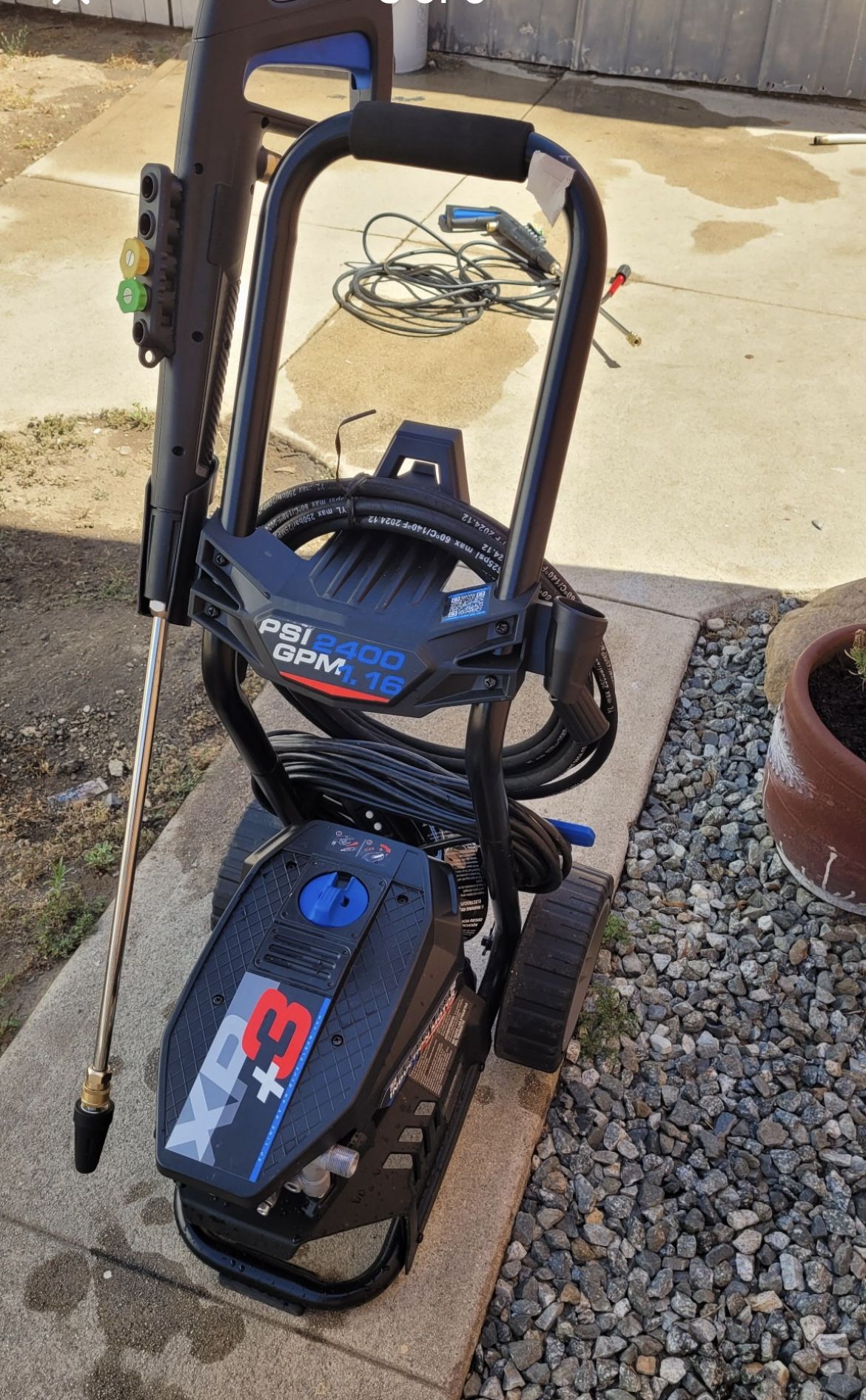 AR Blue Clean Electric Pressure Washer 2400 PSI, 1.16 GPM