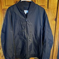 Calvin Klein Bomber Jacket Size M, Black 