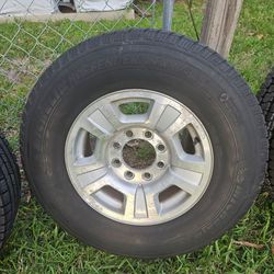 3 stock GM 2007-13  2500 8 lug rims and 1 spare