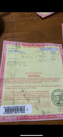 2000 Dodge Durango sport V8 5.2