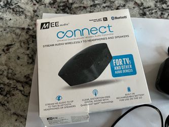 Connect stream audio wireless to head phones and speakers