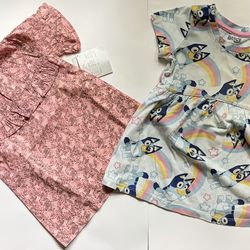 2T Toddler Girl Clothes Bundle – 15+ Pieces (Cute, Good Condition)