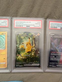 Pikachu ex ascended hero’s psa 10