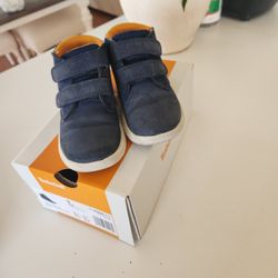 Blue Timberland Leather Shoes Size 9c