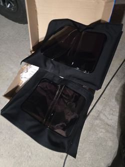 Jeep wrangler jk u 4 door soft side windows oem mopar new unused