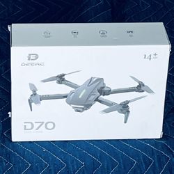 Brand New  DEERC Drone with Camera, D70 Drones with Camera for Adults 1080P HD