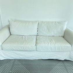 Pottery Barn Comfort Roll Slipcovered Sofa 76”