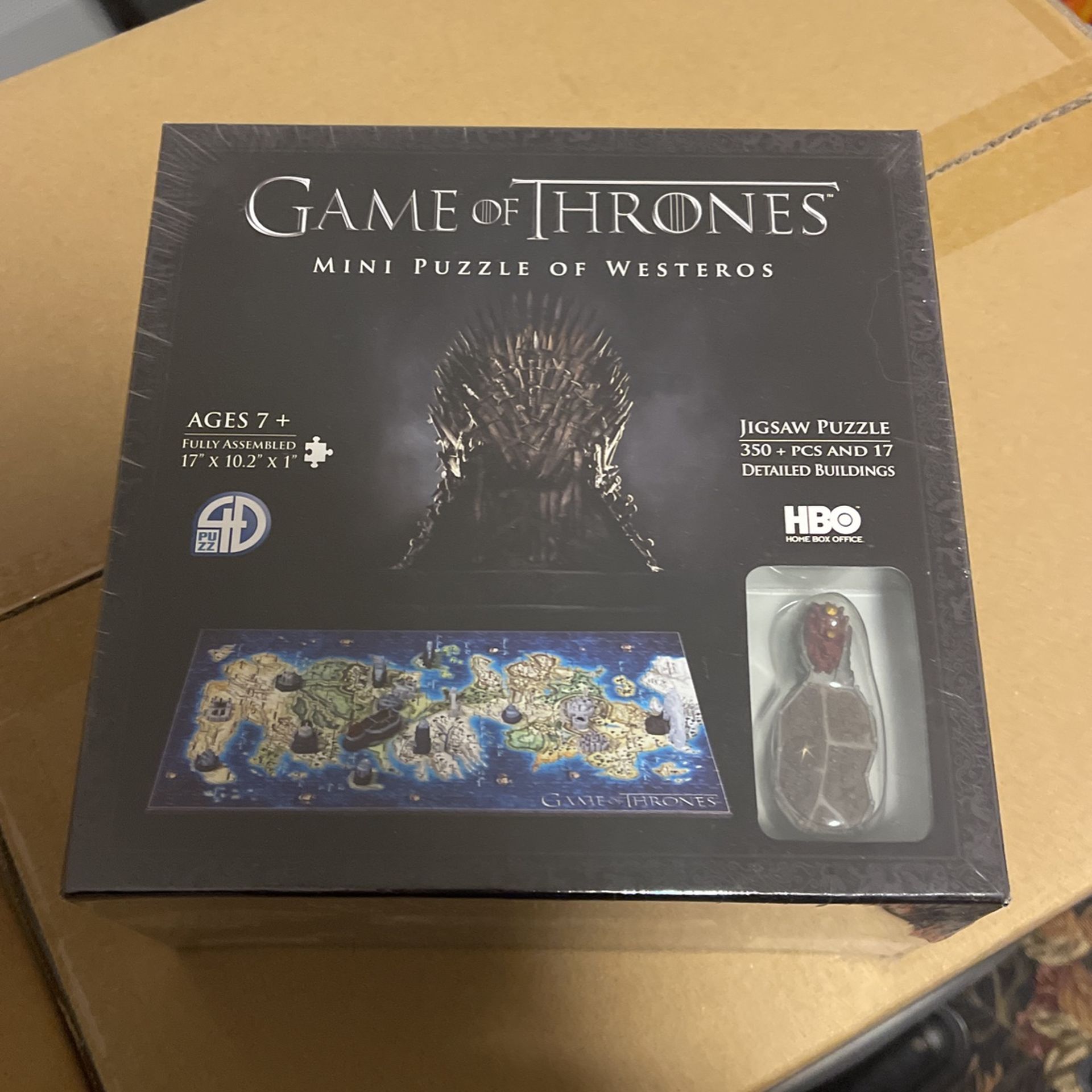 Game Of Thrones Mini Puzzle Of Westeros