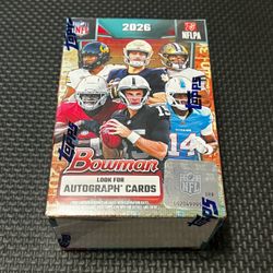 2026 Topps Bowman NFL Football Blaster Value Box
