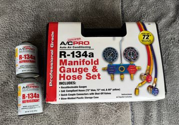 Auto Manifold gauge in hose set