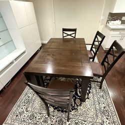 Dining Room Table With Chairs And Bench 