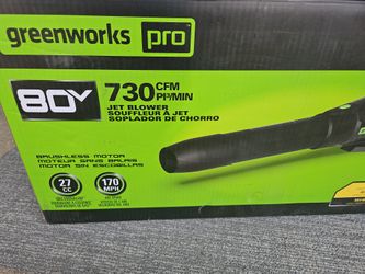Greenwork Pro 80v Jet Blower Brand New In The Box