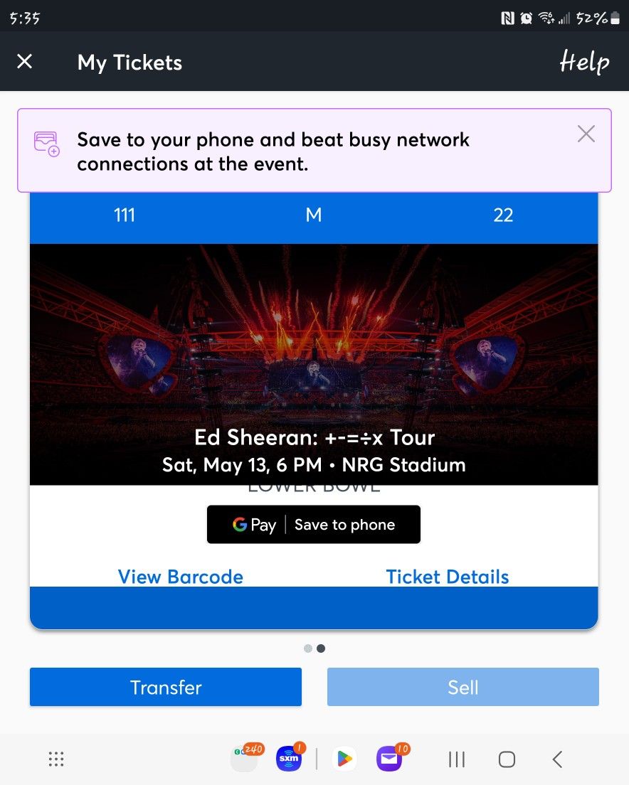 ED SHEERAN TICKETS