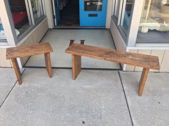 HAND MADE WOODEN BENCHES