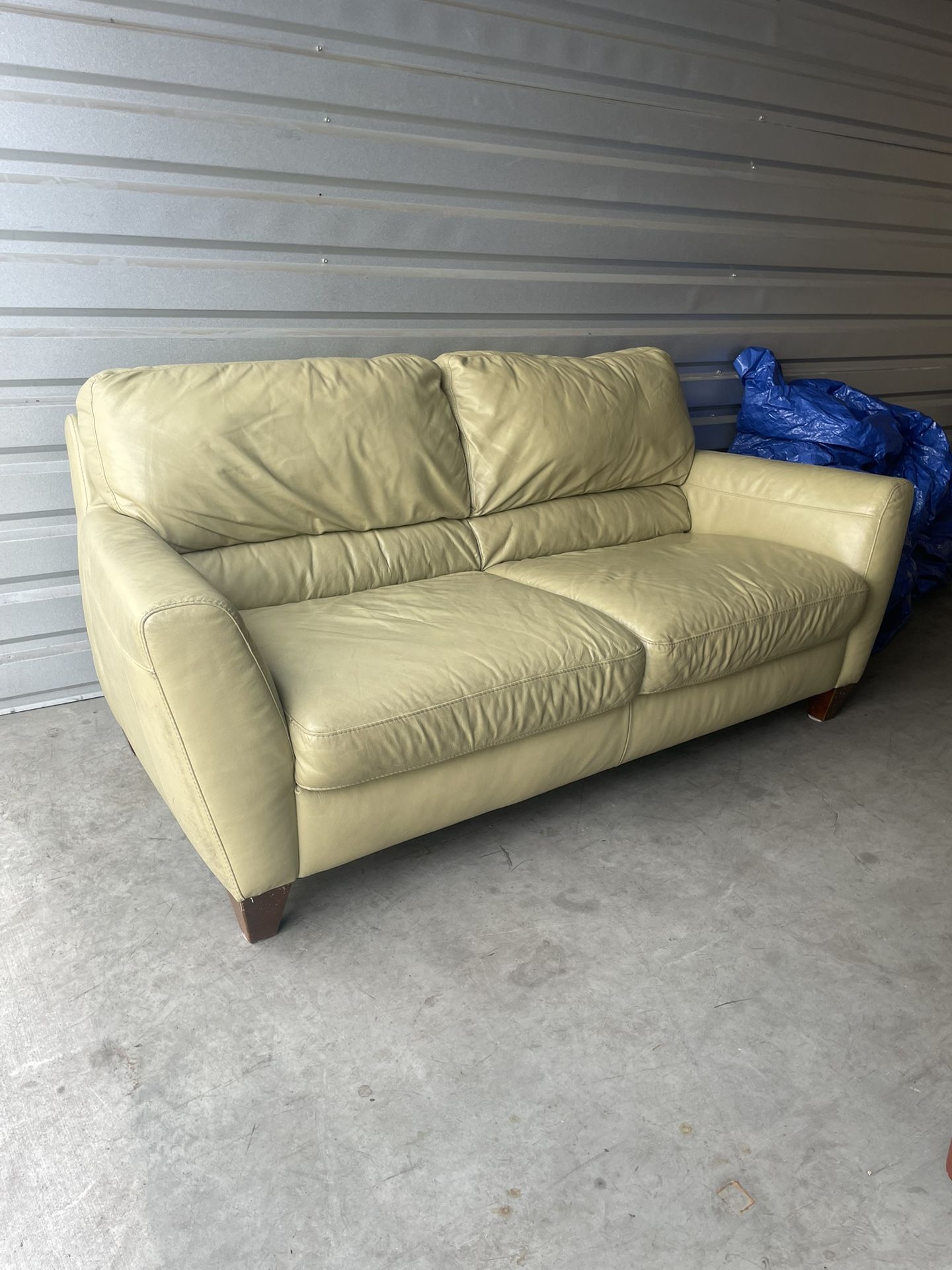 Leather Loveseat Office Sofa Couch - Free Delivery