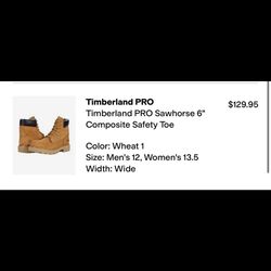Timberland work boots Send offer
