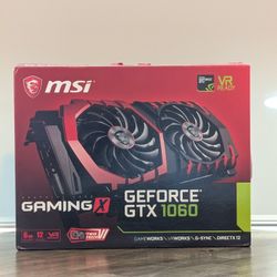MSI GTX 1060 Gaming X 6GB