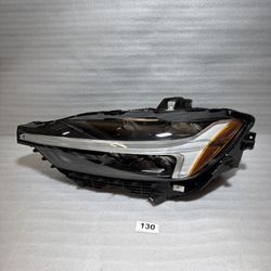 2022-2025 VOLVO XC60 FULL LED ADAPTIVE HEADLIGHT BLACK LH LEFT DRIVER SIDE OEM
