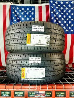 ✔️ Set of 4 Used Tires 275/40ZR20 PIRELLI PZERO MAX PERFORMANCE SUMMER 275 40 20