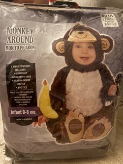 Free baby costume - monkey